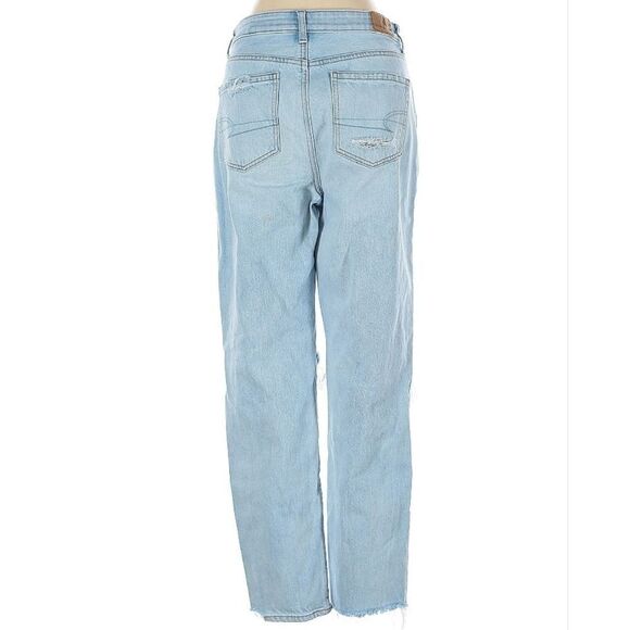 American Eagle Distressed Wide Leg Jeans - Picture 2 of 3